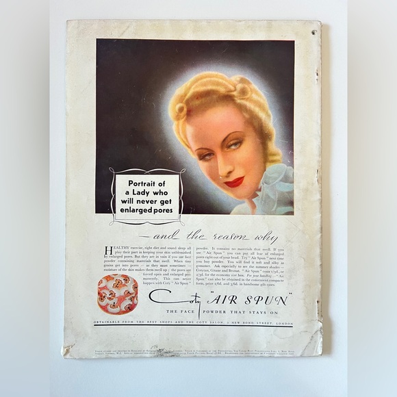 Vintage Vogue Magazine January 1940 New Year Number (No Pattern Book) - Picture 7 of 15
